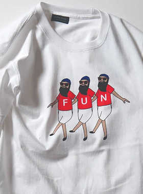 533-t恤夏小众复古日系纯棉宽松短袖   重磅300克 宽松 大码 落肩