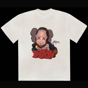 325-Travis Scott 携手 KAWS 推出新专辑《UTOPIA》周边 T-shirt