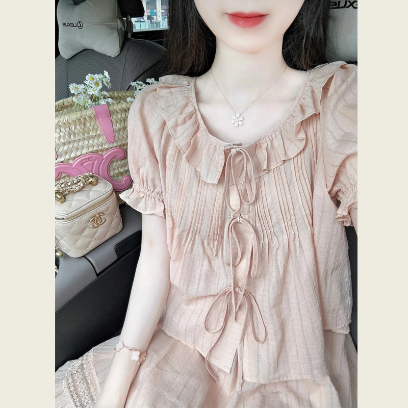 法式上衣超仙甜美复古套装裙