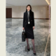 女春秋季 高级感通勤黑色西装 套装 职业气质小西服包臀半身裙两件套