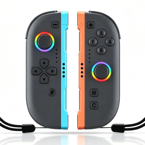 新品RGB炫彩灯switch2无线手柄