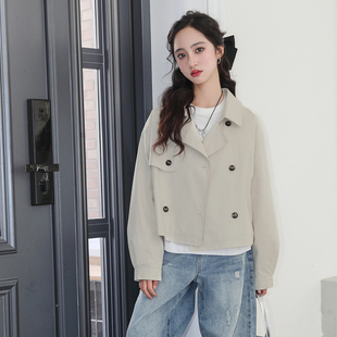 女大童春款纯棉外套骄骄虎2025新款青少年初中生洋气韩版上衣7070