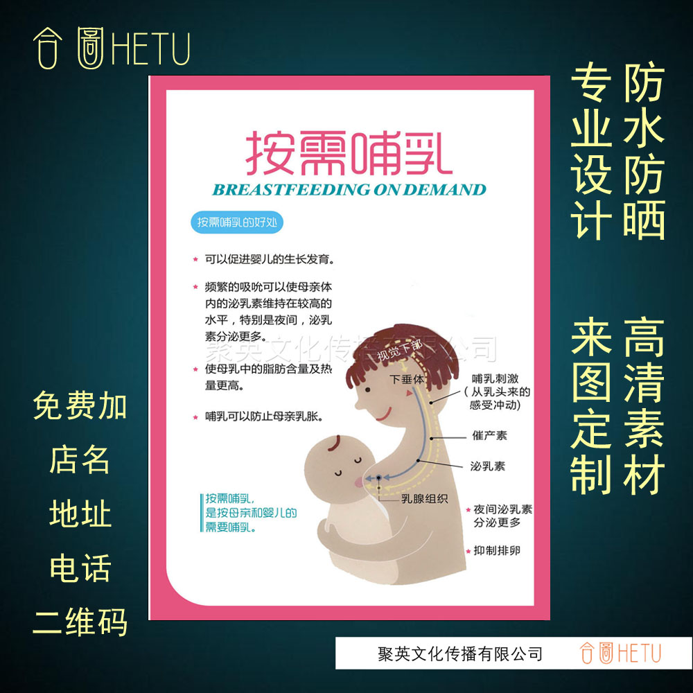 按需哺乳泌乳素催产素抑制排卵产后保健育婴展板广告定制油画框在类目 个性定制/设计服务/DIY, 日用/装饰定制, 写真/海报印制中 - 来自Buy2taobao.com提供专业的淘宝代购服务
