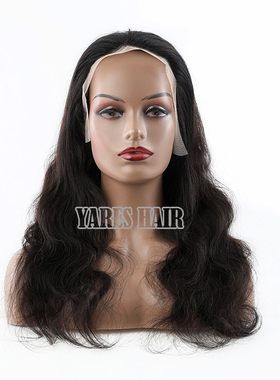 前蕾丝全人发真发假发头套 Frontal Lace Wigs body wave