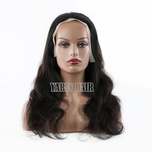 前蕾丝全人发真发假发头套 Frontal Lace Wigs body wave