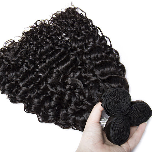 8A Peruvian human hair bundles water Weave hair extension