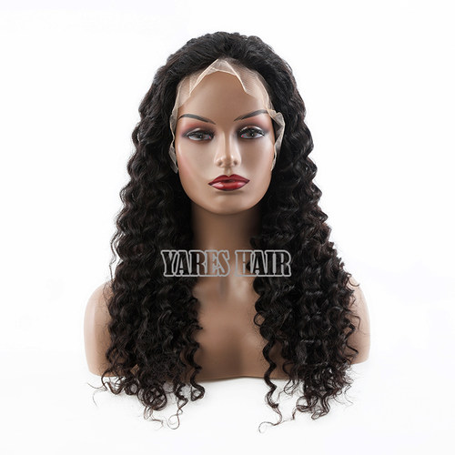 前蕾丝全人发真发假发头套 Frontal Lace Wigs deep wave