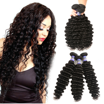 Peruvian virgin hair 3pcs Grade 8A Deep Weave 秘鲁真人发帘