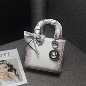 香港正品 喜马拉雅戴妃包鳄鱼纹女包2025新款 精致女士手提单肩小包