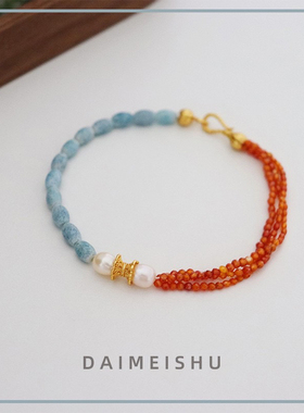 轻奢小众彩色手链新款时尚