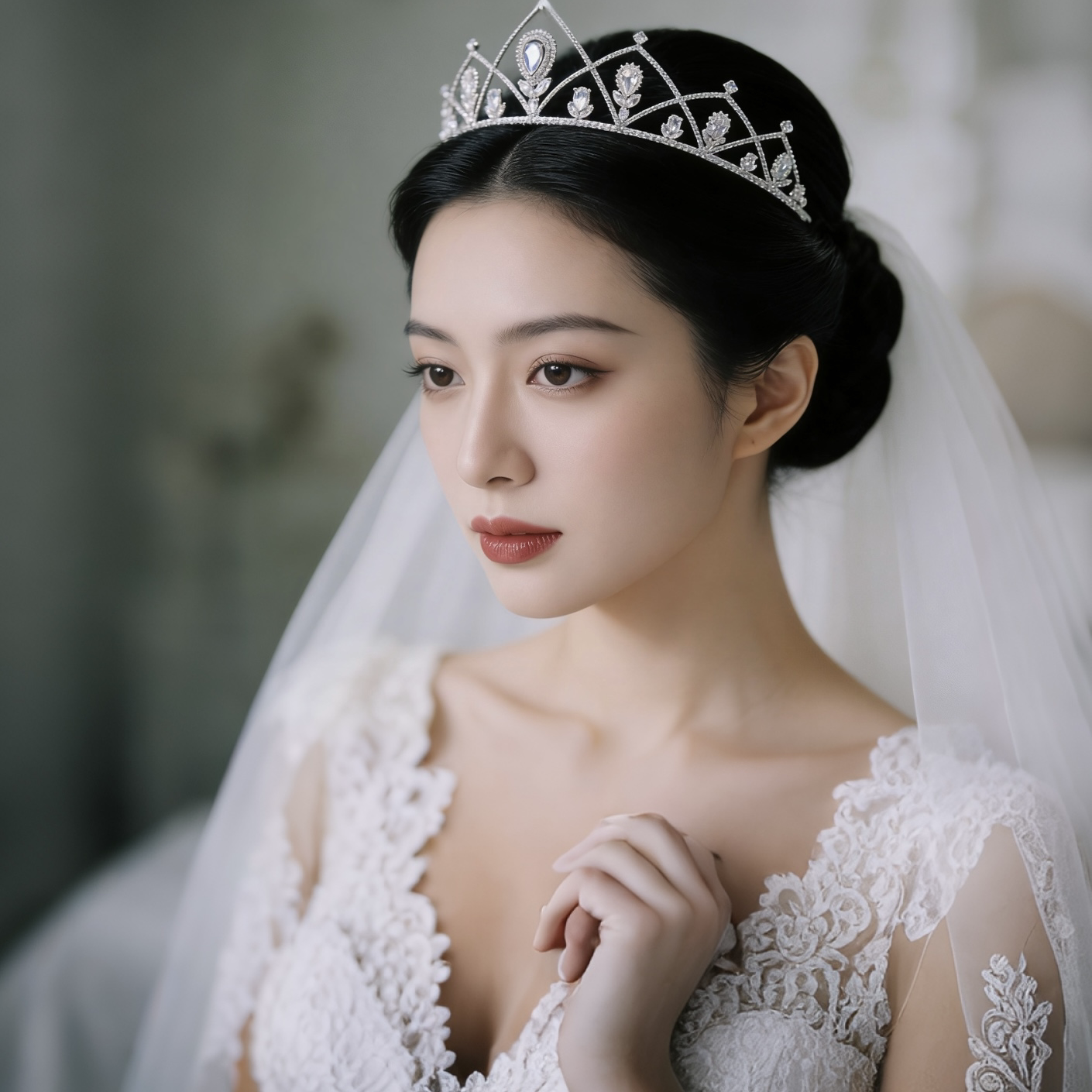 小众高级感法式结婚皇冠头饰新娘婚礼公主发饰成人礼芭蕾生日王冠