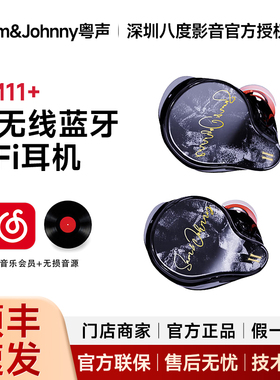 SAMJOHNNY粤声 HM11+ 夜空 入耳式圈铁4单元hifi真无线蓝牙耳机