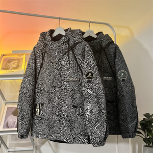 23/冬 90%白鸭绒高品质连帽羽绒服工装外套2321-P265图片