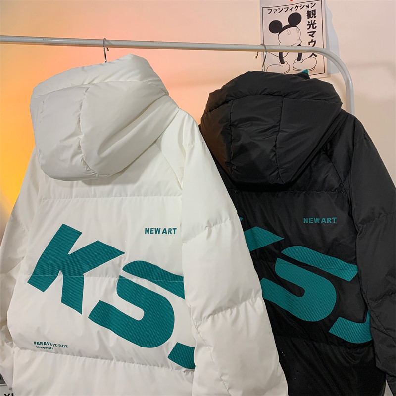 22/冬90%白鸭绒高品质连帽羽绒服潮流大码外套2207-P300控398元,男装羽绒服,电商A171