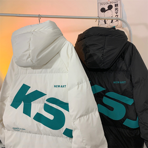 22/冬 90%白鸭绒高品质连帽羽绒服潮流大码外套2207-P300 控398元图片