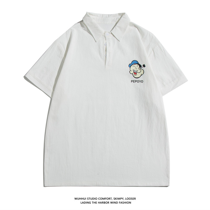 2021夏季新款polo衫男士潮翻领短袖T恤宽松男装PL27,男装Polo衫,电商A171