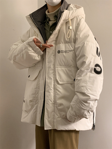 22/冬 90%白鸭绒高品质连帽羽绒服潮流大码外套2239-P300 控398元图片