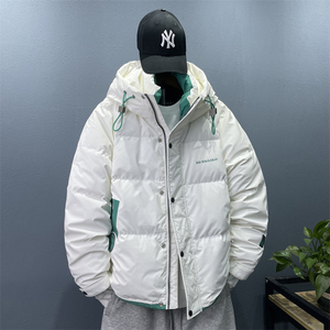 23/冬 90%白鸭绒高品质连帽羽绒服潮流大码外套2207-P300图片
