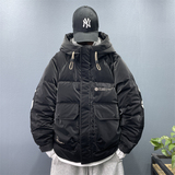 23/冬90%白鸭绒高品质连帽羽绒服潮流大码外套2239-P300，男装羽绒服，电商A171