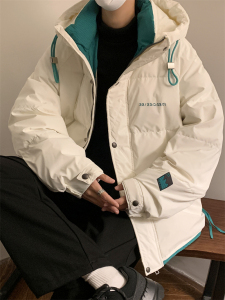 22/冬 90%白鸭绒高品质连帽羽绒服潮流大码外套2207-P300 控398元图片