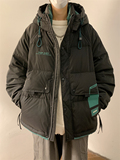 23/冬90%白鸭绒高品质连帽羽绒服潮流大码外套2327-P300，男装羽绒服，电商A171