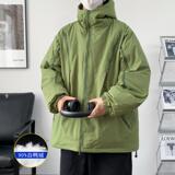 YR88/P210控288港风冬装羽绒服男连帽防风防水冲锋衣潮流宽松外套，男装羽绒服，电商A171