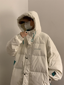 22/冬 90%白鸭绒高品质连帽羽绒服潮流大码外套2207-P300 控398元图片