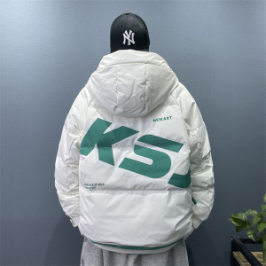 23/冬 90%白鸭绒高品质连帽羽绒服潮流大码外套2207-P300图片