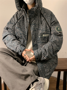 23/冬 90%白鸭绒高品质连帽羽绒服工装外套2321-P310图片