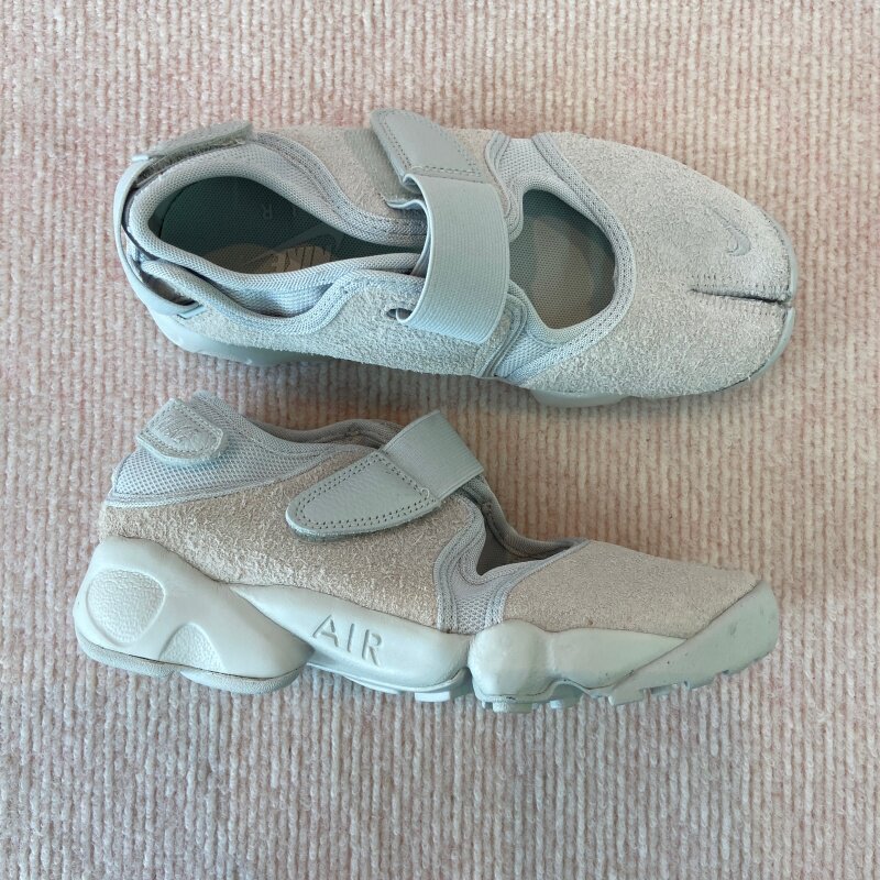 专柜正品/耐克 Air Rift 男女轻便舒适运动休闲魔术贴分趾鞋