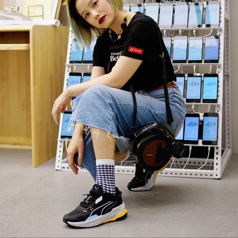 彪马运动休闲男女系带跑鞋