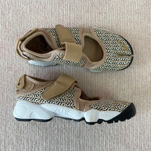 专柜正品/耐克 Air Rift 男女轻便舒适运动休闲魔术贴分趾鞋