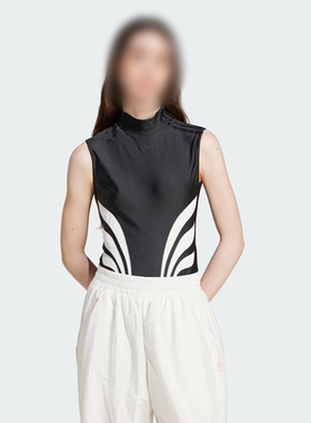 专柜正品/阿迪达斯 Atlanta Sleeveless Bodysuit 女子时尚连体衣