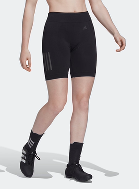 Adidas/阿迪达斯 PRIMEKNIT女子舒适面料带衬垫骑行短裤 HG1097