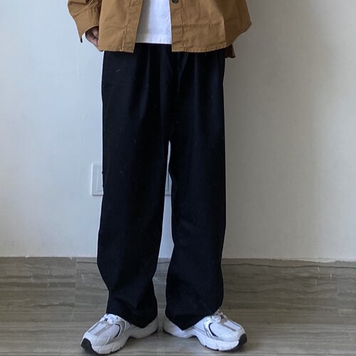 WHICHONE宽松垂感松坠休闲西裤