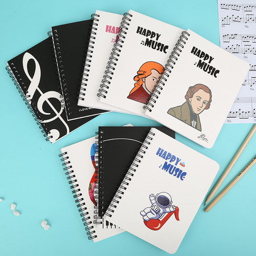 音符笔记本文艺范多款可选可定制