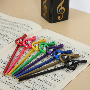 音乐文具奖品学生礼品特价 创意高音符号铅笔乐器钢琴造型儿童个性