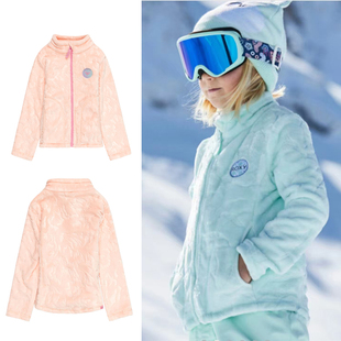 秋冬小童2-7岁双面绒保暖卫衣外套夹克户外运动滑雪抓绒中层内胆