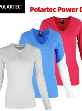 KA女款POLARTEC POWERDRY户外徒步吸汗滑雪速干长袖T恤内衣打底衫