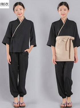 日料店日式女服务员工作装