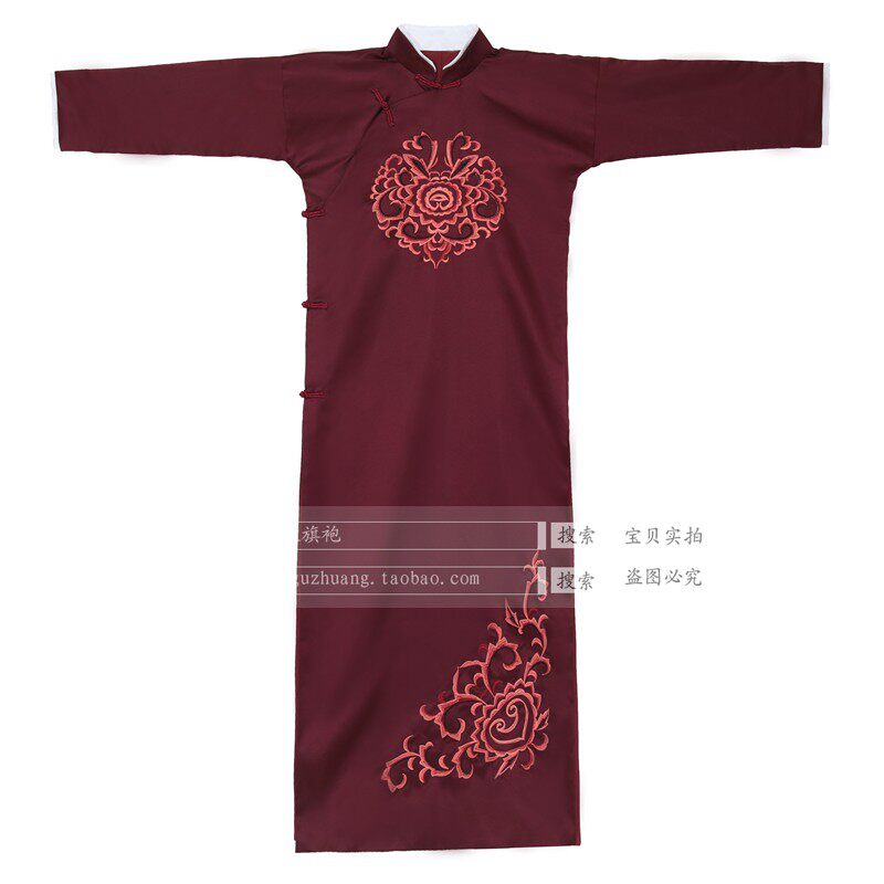 YUE YUNPENGS CROSSTALK COSTUME THE SAME STYLE CHINESE-STYLE CAFTAN ROBE GROOM GROOMSMAN SUIT MENS NATIONAL COSTUME SKETCH PERFORMANCE COSTUME