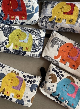 特价清仓 20cmx13cm泰国纯棉手工化妆包零钱包手机收纳包