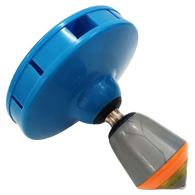 定乾三轴飞碟 减震头130单头空竹 气囊头 12响 220克 3轴轻型空竹