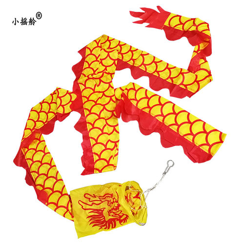 专业空竹龙5米鳞片筒龙彩带舞龙