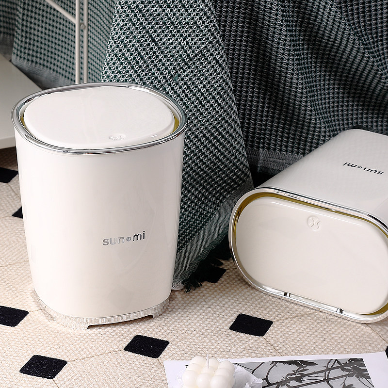 厨房客厅垃圾桶轻奢带盖子家用化妆室厕所卧室简约现代大容量纸篓