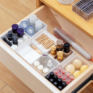镜柜收纳盒迷你化妆品储物盒壁挂免打孔家用透明抽屉式小型整理盒
