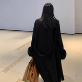 双面羊绒毛呢外套女2025春秋新款高级感赫本风851p95`125k158`188，女装毛呢外套，浙宝318