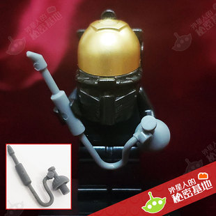 乐高 LEGO 火焰喷射器 探测仪 生化长喷枪 电焊 人仔工具零配件