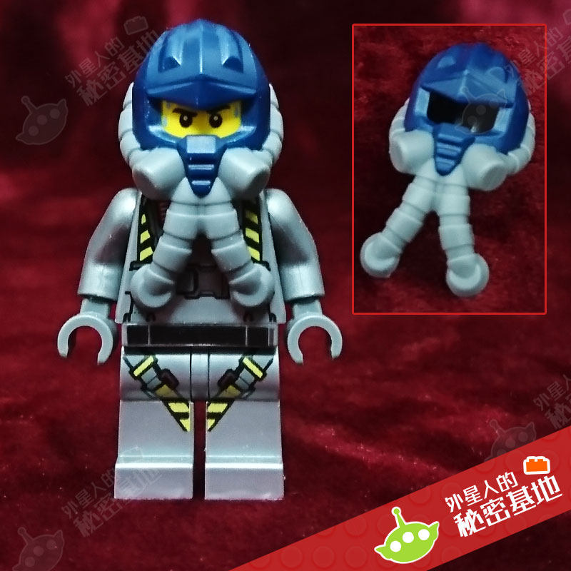 乐高 lego 人仔穿戴零件 防毒面罩 生化工作头盔 太空飞行员面具