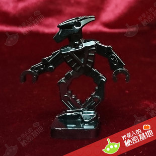 乐高 LEGO 美特吕战士 雕像机器人 绝版稀有人仔 黑色 生化战士